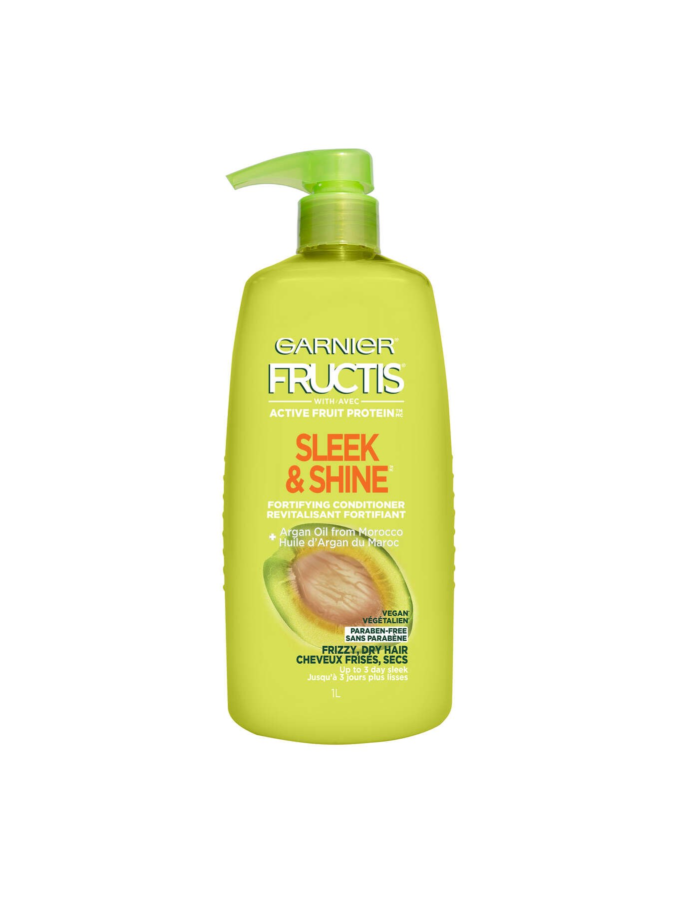 garnier hair conditioner fructis sleek shine conditioner 1 l 603084335756 t1